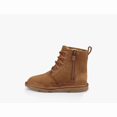 Botas UGG Harkley Criança Marrom | PT-IXNZE